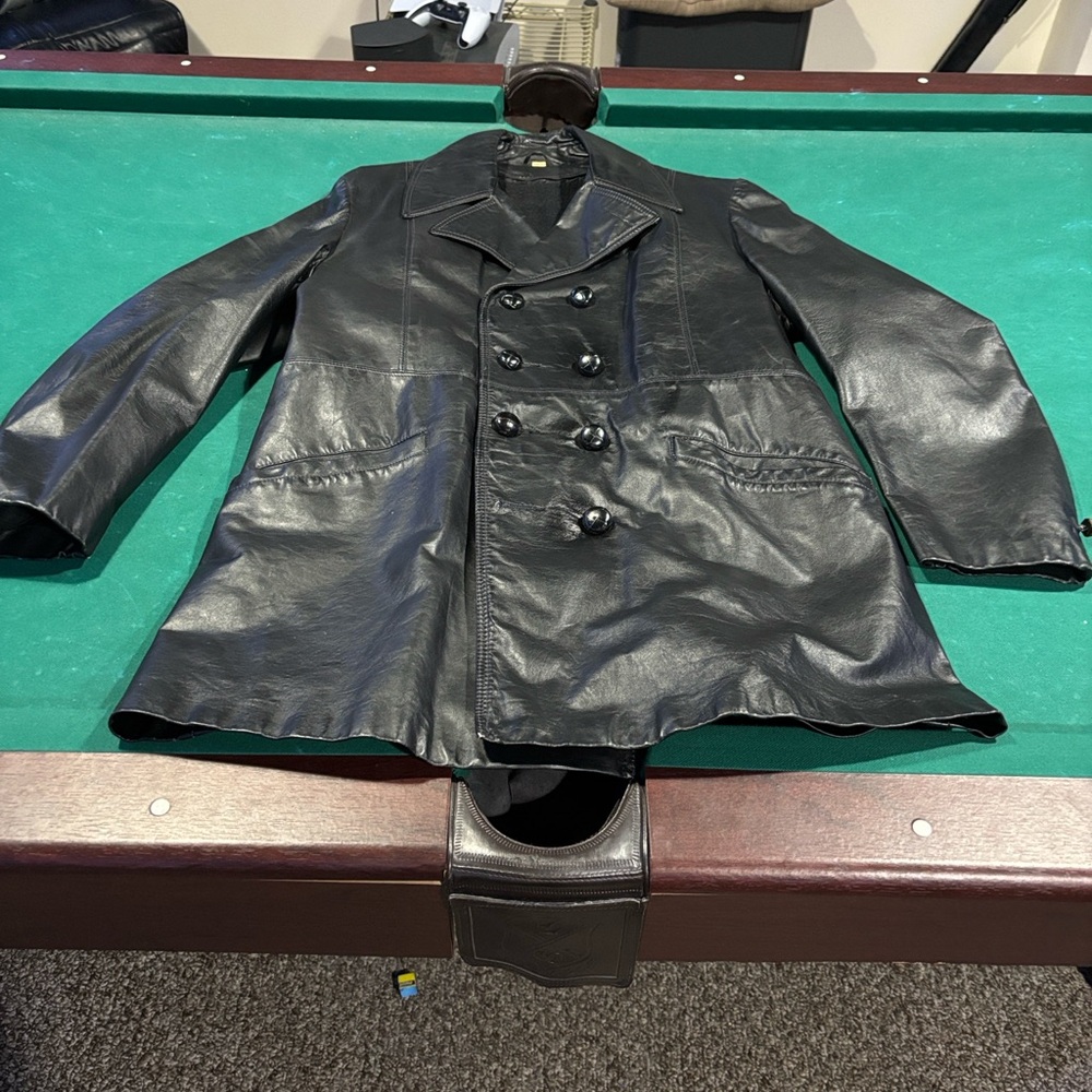 Elegant Black Men's Trench Coat